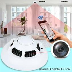 1080P HD WiFi Hidden Camera Smoke Detector Real-time Securit