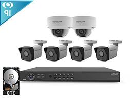 With 2tb Hard Drive, 4 Bullet And 2 Dome 1080p Waterproof Ip