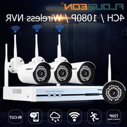 4CH 1080P Wifi Wireless NVR Surveillance Video Record Securi