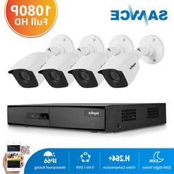 SANNCE 4CH 5IN1 DVR Video Record 3000TVL HD Outdoor Home Sec