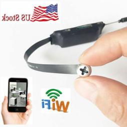 4K 1080P HD wireless DIY WIFI SPY Hidden pinhole screw mini 