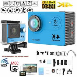 4K Portable Waterproof Sports Camera HD DV Car Action Video 