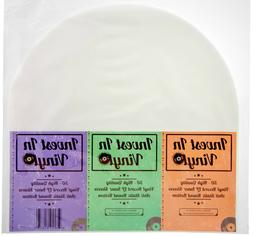 50 LP Inner Sleeves Anti Static Round Bottom 33 rpm 12" Viny