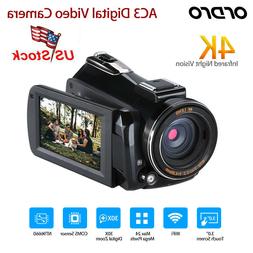 ORDRO AC3 Digital 4K Camera WiFi Professional Infrared Video
