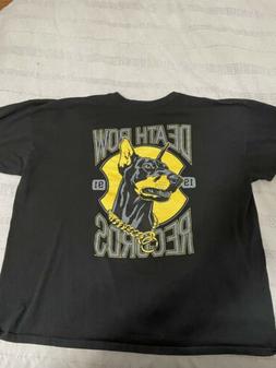 Death Row Records BlackGuard Dog Graphic Short Sleeve T-Shir
