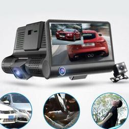 Car Front And Rear Night Vision Three Lens High Definition D