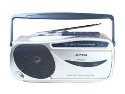 Craig Electronics CD6911 Portable AM/FM Radio Cassette Playe