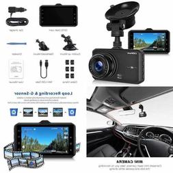 Camera For Car Dashboard W 3" Lcd 170&deg;wide
