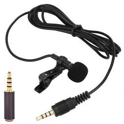External Clip-on Lapel Lavalier Microphone For iPhone SmartP