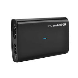 HDMI Game Capture Card 4K 30P HDMI In/Out 1080P HD60 Recordi