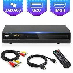 Jinhoo DVD Player for TV, All Region Free DVD CD Recorded Di