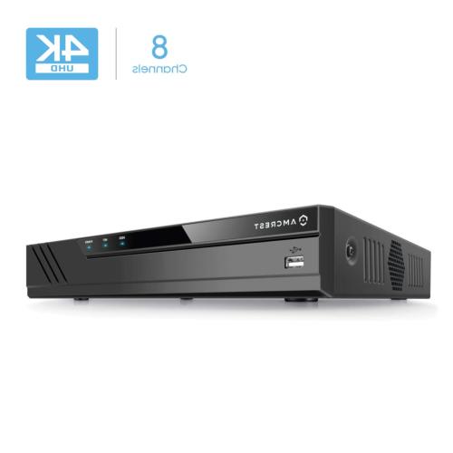 Amcrest 4K UltraHD 8 Channel DVR Security Camera System Reco