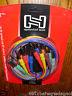 8 HOSA 3' COLORED PATCH CABLES CORD CABLE 4 GUITAR BASS EFFE