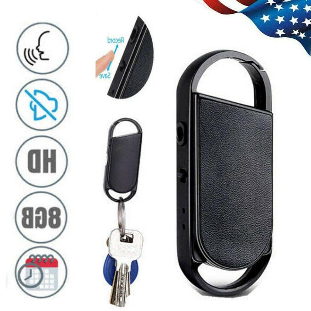 Voice Activated Device Keychain Sound Dictaphone Spy Audio U