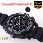 8GB Spy Hidden Watch 1080P Night Vision Video Camera DV DVR 