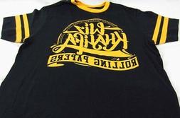 Mens Wiz Khalifa Old School Rap Atlantic Recording Rapper T-