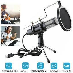 Microphone Mic Kit Broadcasting Singing Studio Recording Con