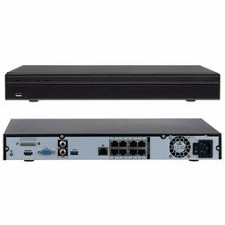 Dahua OEM 4K 8ch NVR4208-8P-4KS2 PoE H.265 HDMI 2SATA P2P Ne