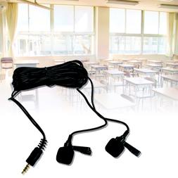 Perfect Clip Lapel Double Microphone For Recording Youtube V