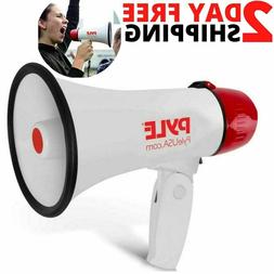 Pyle Pro Handheld Megaphone Bull Horn with Siren and Voice R