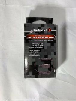 Radio Shack Telephone Handset Phone Mini Recording Control 