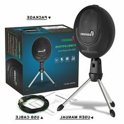 USB Microphone Condenser Windows/ Mac for Podcasts & Music R