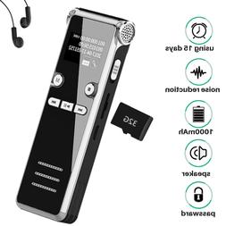 Digital Mini Spy 8gb Audio W/ Mp3 Lecture Microphone