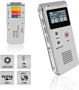 Voice Recorder, Digital Voice Recorder, MP3 Dictaphone with 