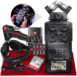 Zoom H6 All Black 6-Input / 6-Track Portable Handy Recorder